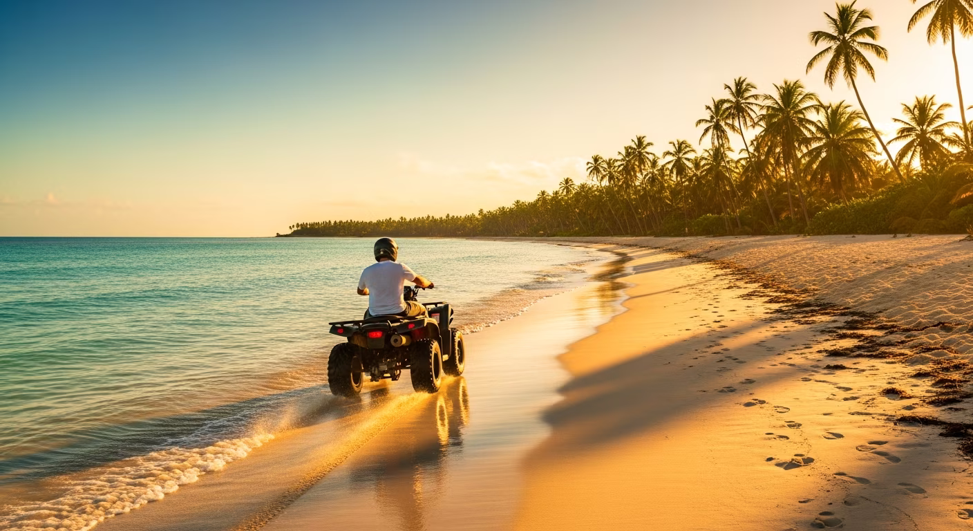 ATV jungle ride on Isla Colón, Bocas del Toro